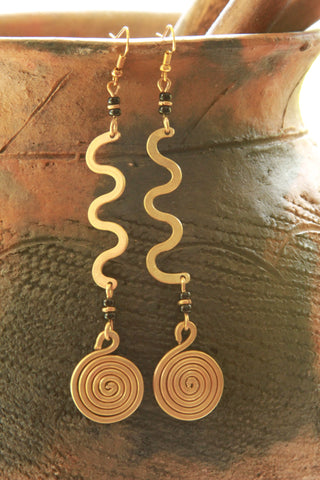 Gold Ciru Earrings