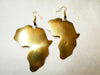 Gold Africa Earrings