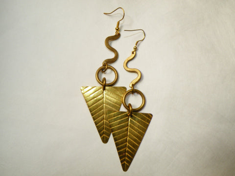 Gold Egypt Earrings