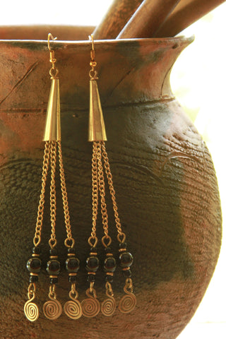 Gold Edesa Earrings