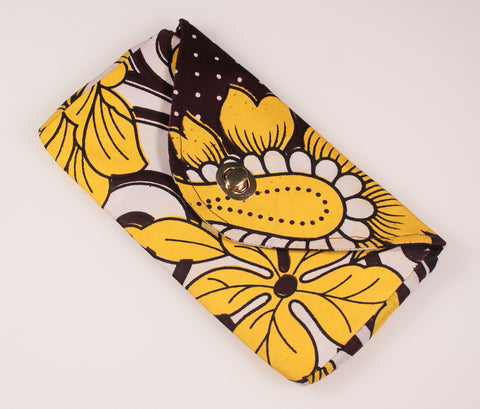 Lesso Clutch - Burgandy & Canary