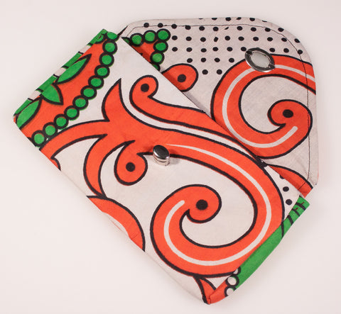 Lesso Clutch - Orange & Lime